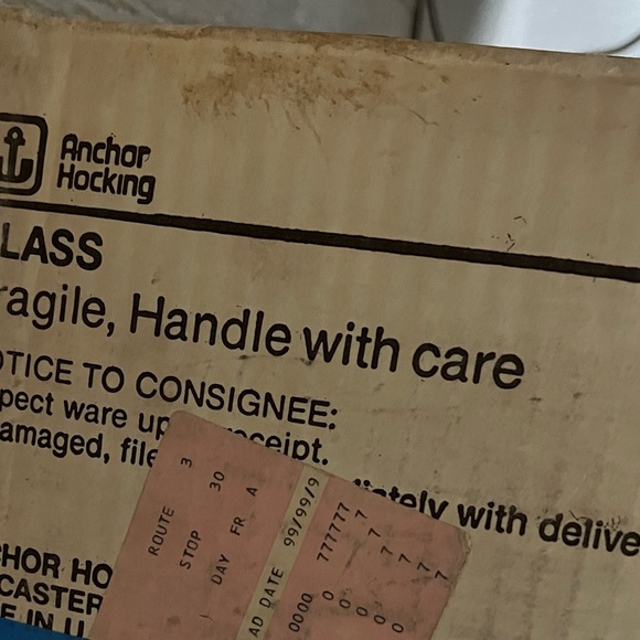 RARE & VINTAGE COMPLETE 18pc Punch Bowl Set Crown Point by Anchor Hocking NEW - Picture 8 of 13